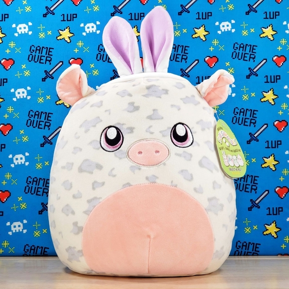 Squishmallow Rosie the Spotted Pig 12" UltraSoft Easter Holiday Stuffed Plush - Picture 1 of 12